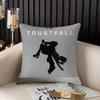 Pink Trustfall P!Nk Singer Pillow Case Home Dorm Chair Back Short Plush Double-Sided Printing Office Nap Time Cushion Cover