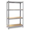 Metal Warehouse Shelving Unit Set of 2 Pcs 174 X 80 X 40 Cm Plonos Pl-701