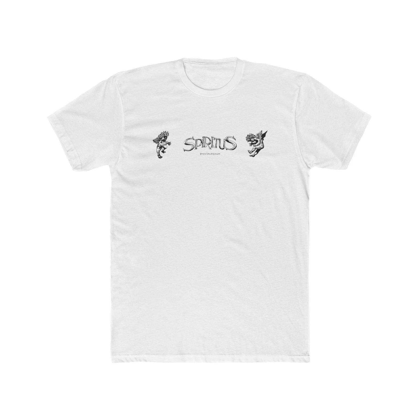 Spiritus Pizza Provincetown Men s Cotton Crew Tee Cape Cod massachusetts S