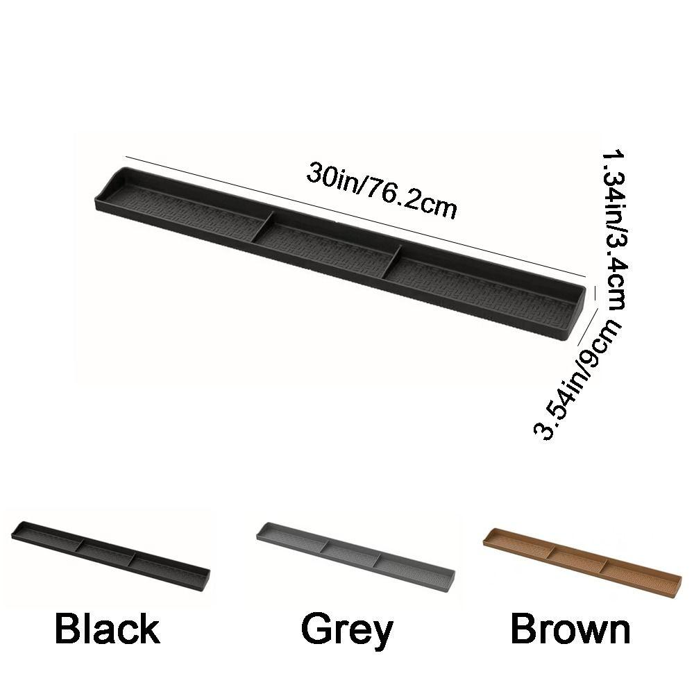 Silicone Over the Stove Spice Rack 3 Partitions Kitchen Storage Shelf  for Flat-Top Stove