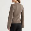 2026 Autumn/Winter Cross-Border Style Knit Cardigan: Single-Breasted, Round Neck, Waist-Cinching Sweater Top