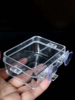 1pc-Crawler Anti Escape Feeder, Water Basin Anti Escape Pet Feeder, Suitable for Turtles and Lizards - Random Color