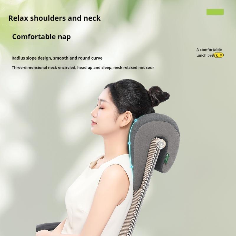 Office Chair Headrest Pillow Head Neck Shoulder Support Cushion Ergonomic Neck Rest Pillow Memory Foam Nap Sleeping Pillow