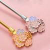 Long Handle Espresso Spoon Cherry Blossoms Ice Spoon Christmas Gifts Tea Spoon  Cocktail