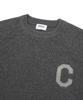 COVERNAT Middle C Logo Crewneck Knit Melange Gray