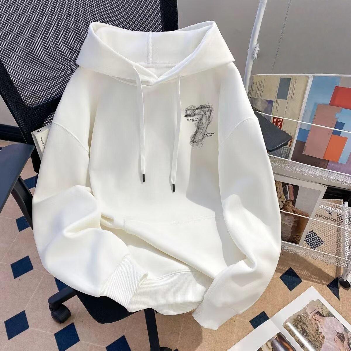 Unisex Printed Hooded Sweatshirt: Trendy Harajuku Style, Artistic & Versatile Fashion Top 5XL