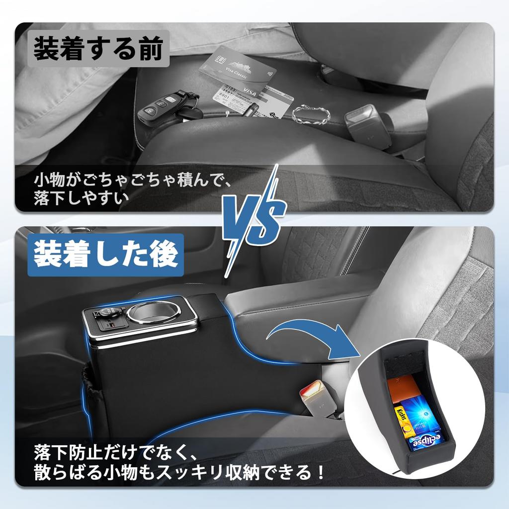 Console and Storage Box for New Mitsubishi Delica Mini B3 Series Includes Two Fast Charging USB Drink Cup No Interference with OEM Direct from