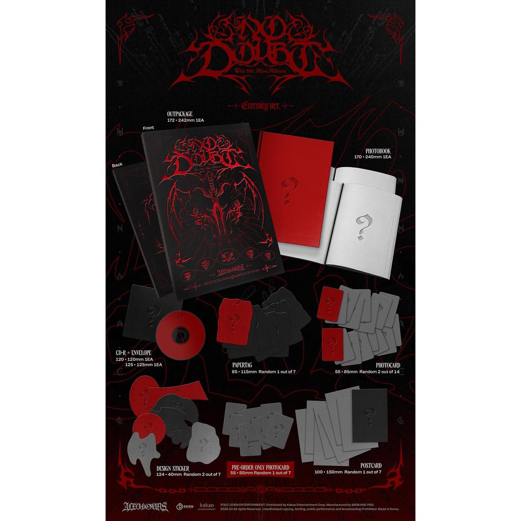 ALL(H)OURS 5th Mini Album [NO DOUBT]