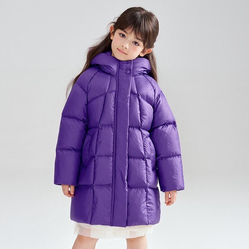 Girls' Hooded Down Jacket