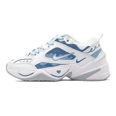 M2K Tekno Höhensteigernd Höhensteigernd Niedrig geschnitten Klobige Sneaker Damen Weiß AO3108-100(TeamS-)