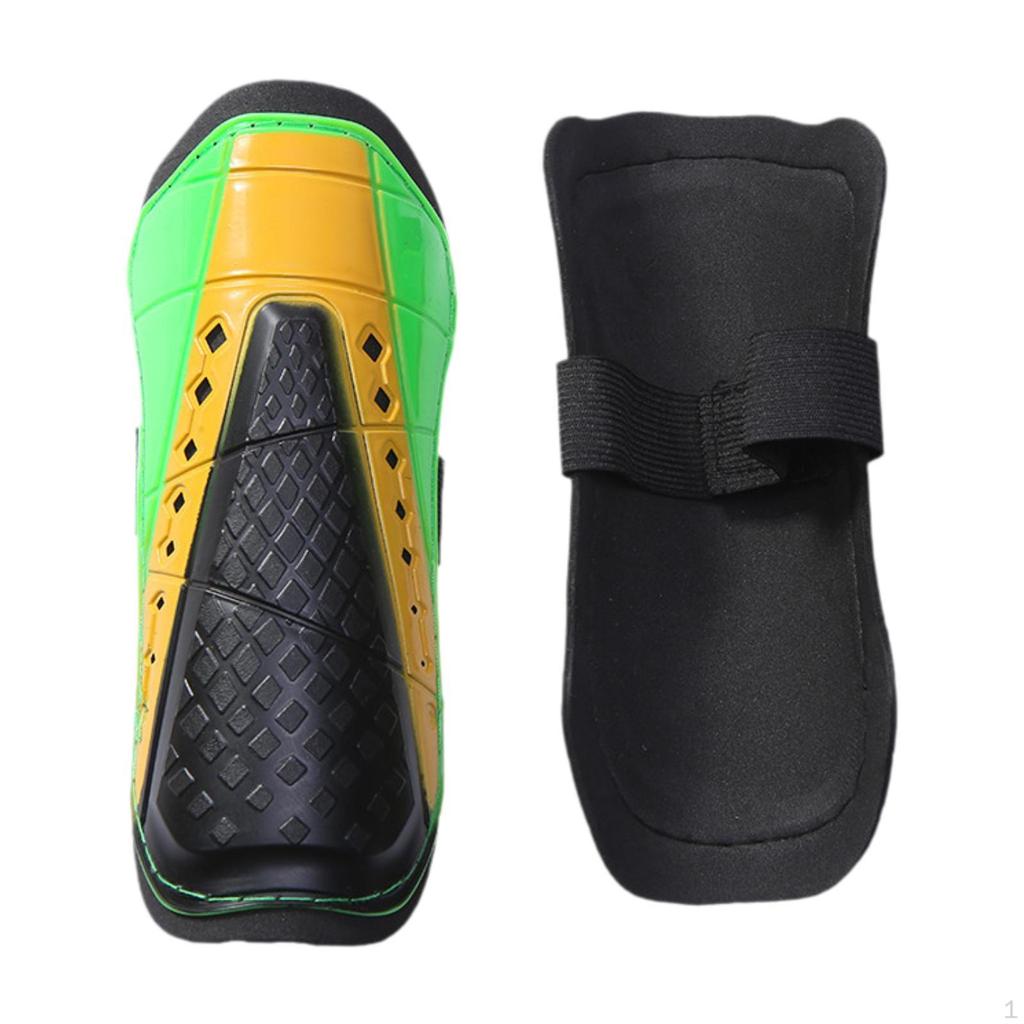 Football Shin Guards, Soccer Protective Gear, Breathable Shock Absorbing Guard
