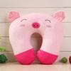 Breathable Travel U Shape Neck Pillow Lightweight Compacts Cartoon Animal Cushion For Airplanes Car And Office Comfort