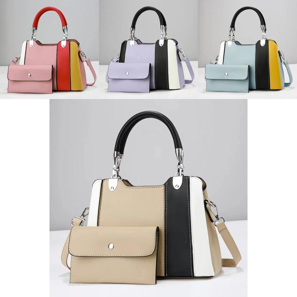 Stylish Color Block Tote Bag Versatile Designer Handbag For Women In Various Colors
