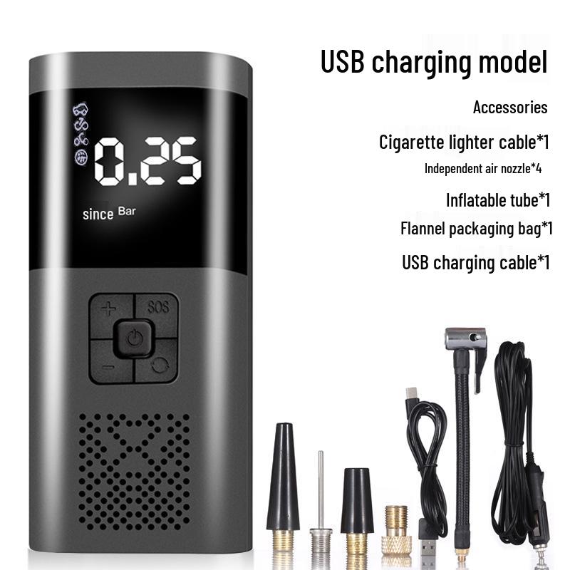 Portable Wireless Car Tire Inflator Pump