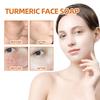 100g  Turmeric Face Soap Facial Repair Gentle Cleansing Blemish Reduction Smoothing Fine Lines Cleansing Soap