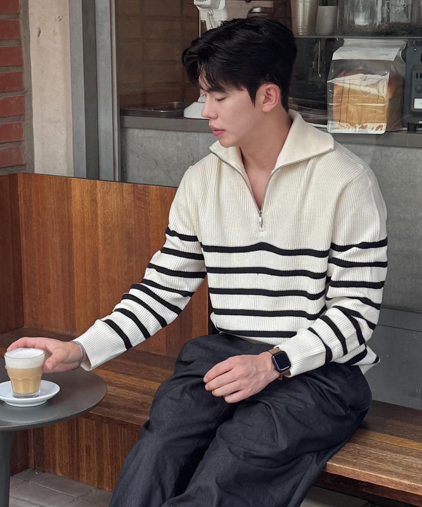 MINDBRIDGE [On][Select Zip-Up Or Round Neck] Hacci Knit Oversized Daily Knit - 6 Colors