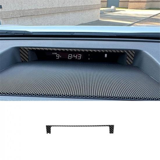 Carbon Fiber Interior Above Center Dash Display Cover Trim For Tundra/Sequoia