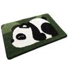 Kreskówkowy Panda Mata Łazienkowa Chłonna Woda - Sztuczny Kaszmir, Odporna na Plamy, Idealna do Toalety, Przedpokoju lub Sypialni.