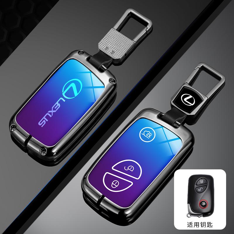 Interior Stickers Car Key Case Cover Key Bag Shell Keychain For Lexus CT200h ES 300h IS250 GX400 RX270 RX450h RX350 LX570 Key PrMI8