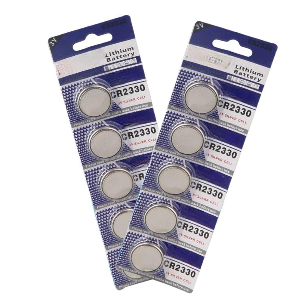 5/10/15/20/25/30Pcs CR2330 Button Cell Battery 3V for Car Remote Control Power Supply Solution(5pcs/card)