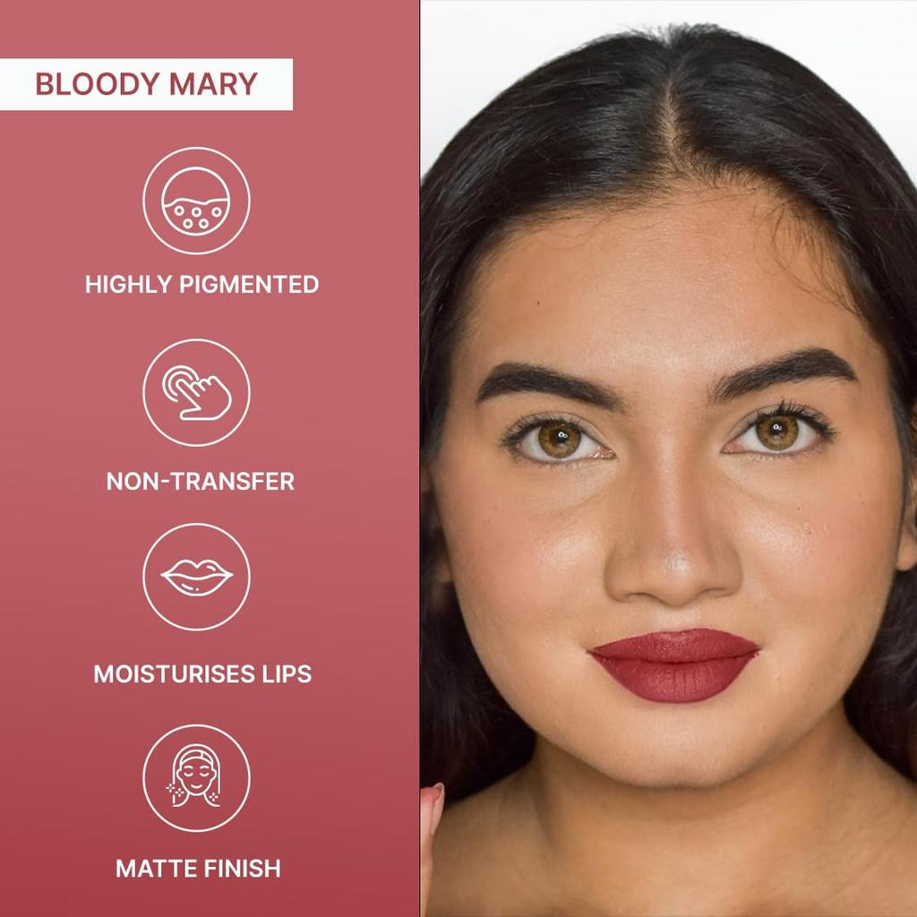 Liquid Mousse Lipstick 2.O Matte Finish Combo Kit | Multicolor Mini Liquid Lipstick - (2Ml X 9) 18Ml