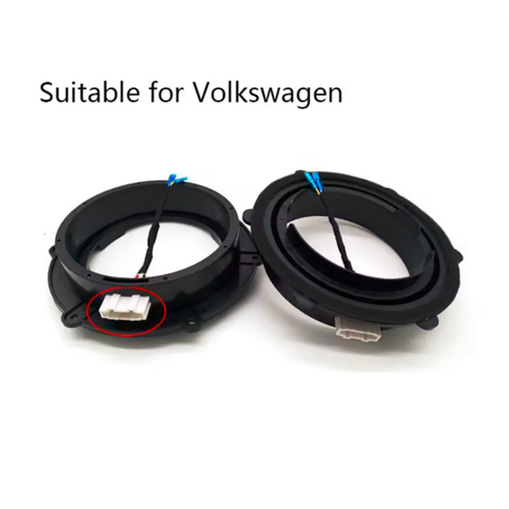 2pcs 8 Inch To 6.5 Inch Car Speaker Adapter with Lossless Plug for Volkswagen
