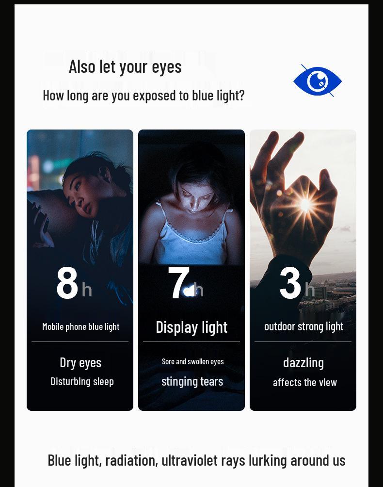 Hochauflösende randlose Blaulicht-Lesebrille: Ultraleicht und modisch für Männer, Frauen und Alterssichtigkeit