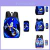 Sada batohu Sonic The Hedgehog s penálem Prodyšný lehký Oxford pro školní potřeby