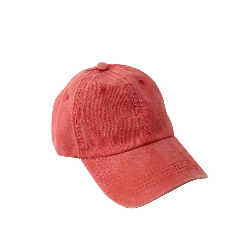 100% Baumwolle Pigment Vintage Used Gewaschen Dad Hat Sommer Baseballkappe Stil Baumwolle Snapback Kappe Hip Hop Für Frau