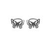 New Fashion Vintage Metal Hollow Butterfly Ear Clips For Women Girls Cute No Piercing Fake Cartilage Ear Jewelry Trendy Brincos