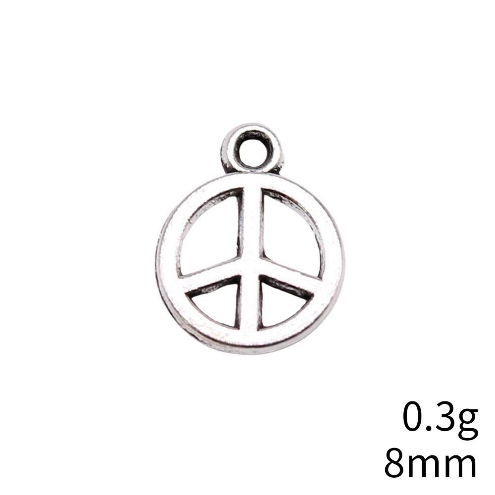 Valentinstag Großpackung Anhänger Friedenssymbol Anhänger Anhänger Rucksackanhänger Set