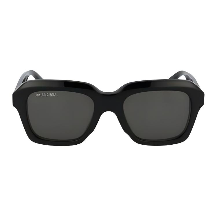 Balenciaga Minimalist Acetate Rectangular Sunglasses Unisex Sunglasses BB0127S-001