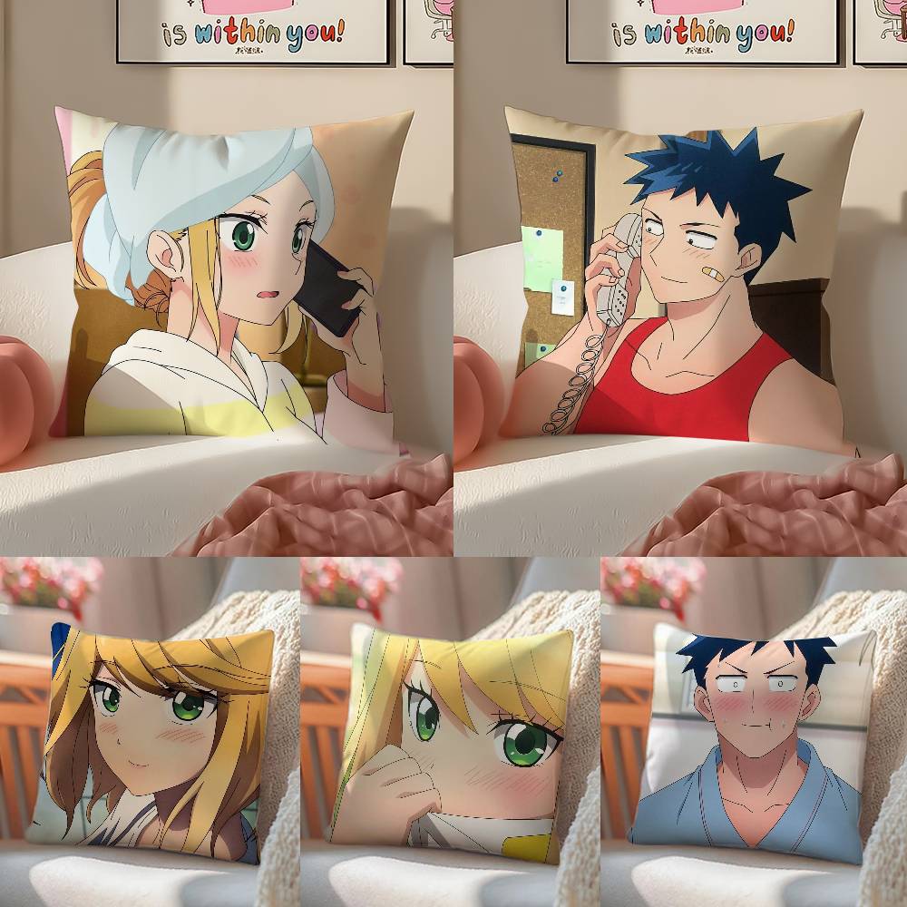 Love A-After World Domination Pillow Case Anti-dustmite Pillowcase Invisible zipper silky Sofa cushion cover