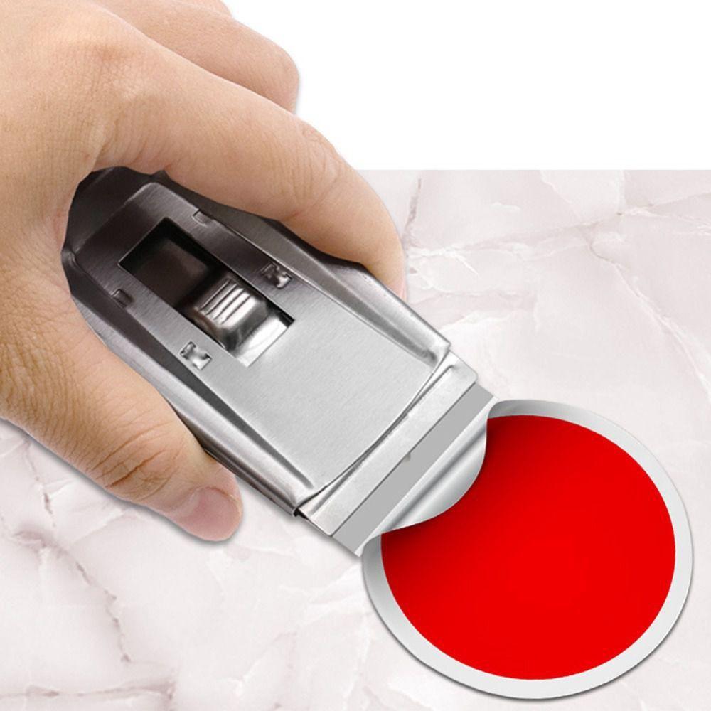 Single Edge Squeegee Stainless Steel Razor Scraper Multi-Purpose Scraper  Car Wrap Film