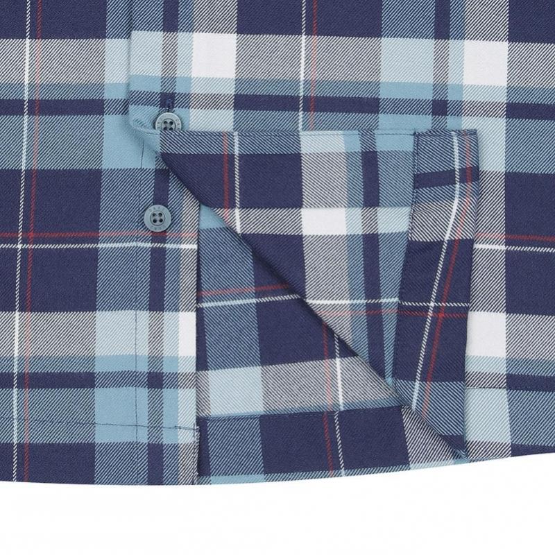 Daks Medium Check Fleece Regular Fit Casual Shirt Dmw3shcl122n1