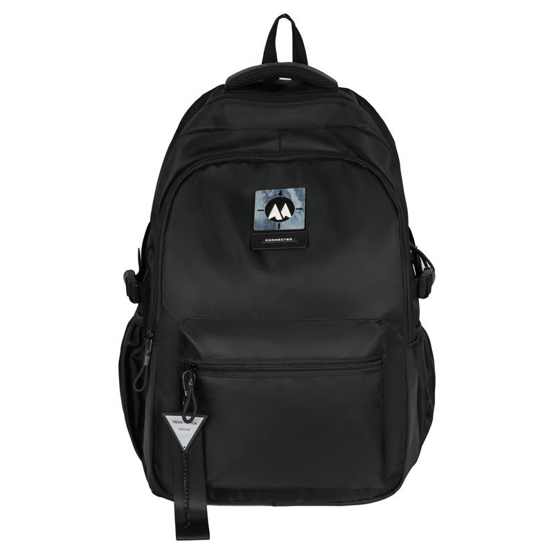 Rucksack im koreanischen Stil mit Farbblockdesign - Vielseitiger Schulrucksack mit großer Kapazität für Studenten