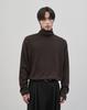 WORK ON BODY OFF Rested Semi-Overfit Turtleneck Knit [Brown]