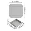 Foldable Dining Plate Magnetic Portable Anti-Slip Heat Resistant Picnic Placemat For Fridge Car Travel Camping Picnic Kitchen