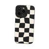 Trendy Plaid Silicone Case for iPhone 17/16/15/14 Pro & Xiaomi 13