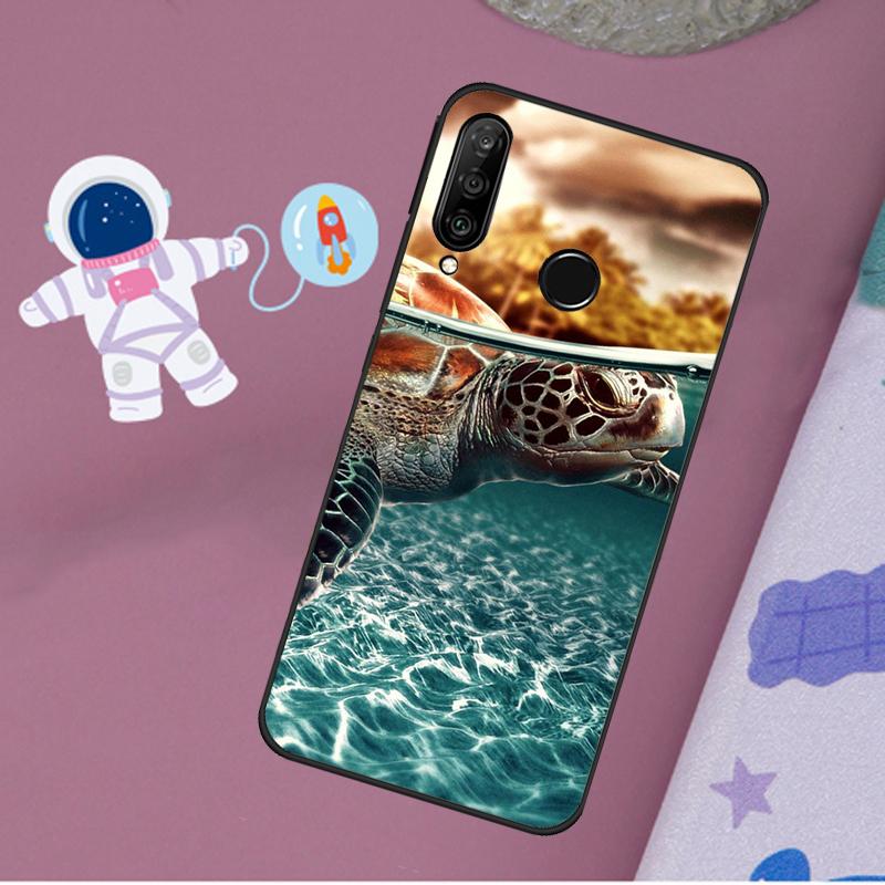 Ocean Sea Turtle For Huawei Nova 11i 7i 8i 12i 12s Y73 Y70 Y90 Y60 Y72 Y61 Y91 9 10 SE P40 Lite P30 Pro Case