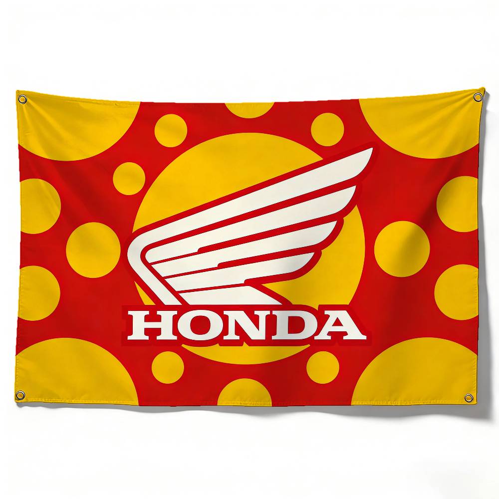 

Motorcycle For HONDA Premium Flag 120g Polyester Eco Friendly Print Waterproof Wear Resistant Home Party Decor Banner (as the picture,50x70cm)