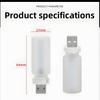 New USB Led Flash Candles Light Bulb Car Interior Decoration Light Car Ambient Lamp Night Frosted Light for Home Car Decoration
