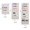 Document Hanging Storage Bag Oxford Cloth Storage Pocket Chart Hanging File Folding Holder Cascading Fabric Organizer For Office