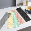Covoraș Silicon Antiderapant pentru Robinet Impermeabil Pad pentru Scurgere Chiuvetă Design Wrap-around Protector Blat Bucătărie Uscător Săpun Suport Periuță de Dinți Apărător Anti-stropire