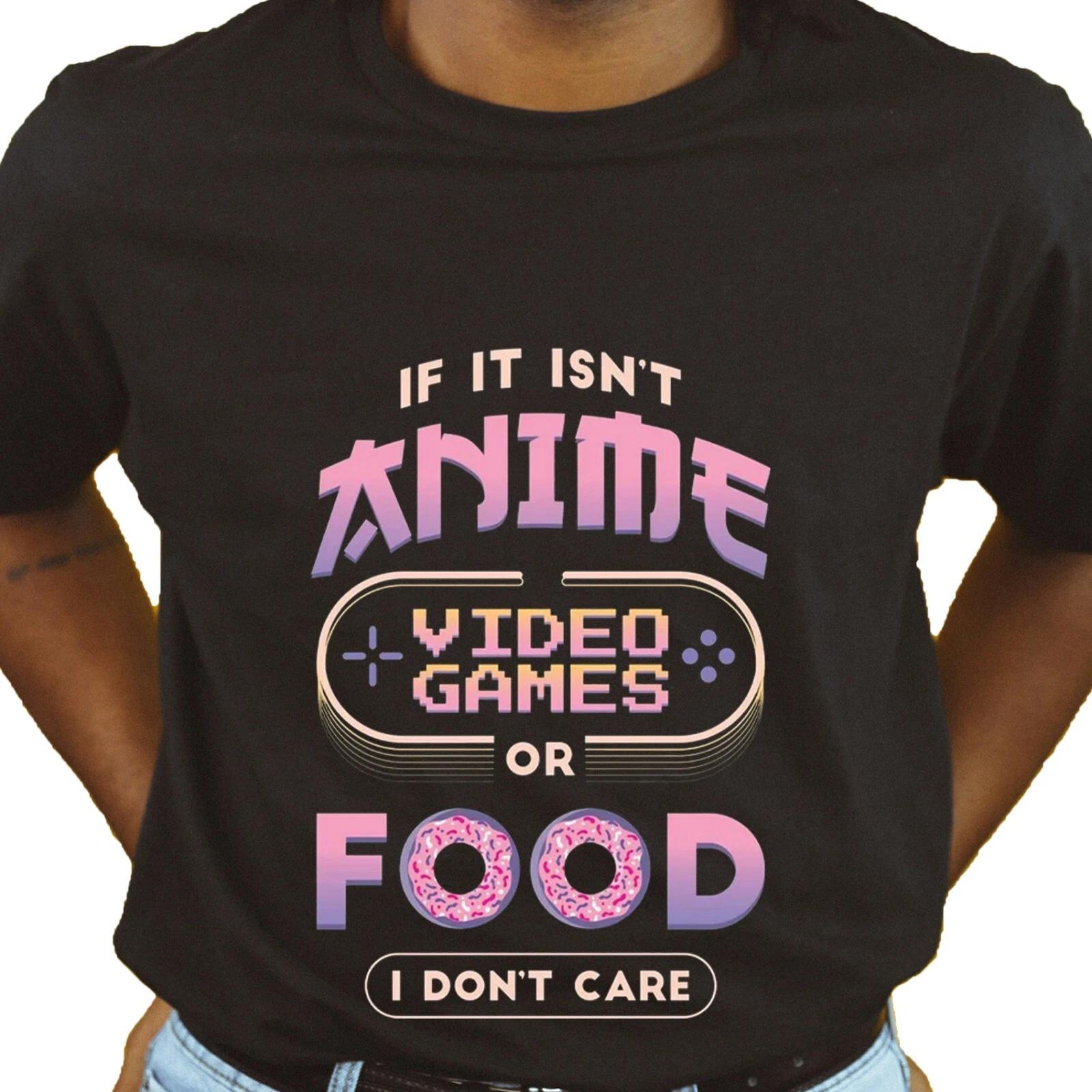 Unisex Slim Fit T-Shirt - Anime Video Games Or Food - Film Movie Cartoon Japan L