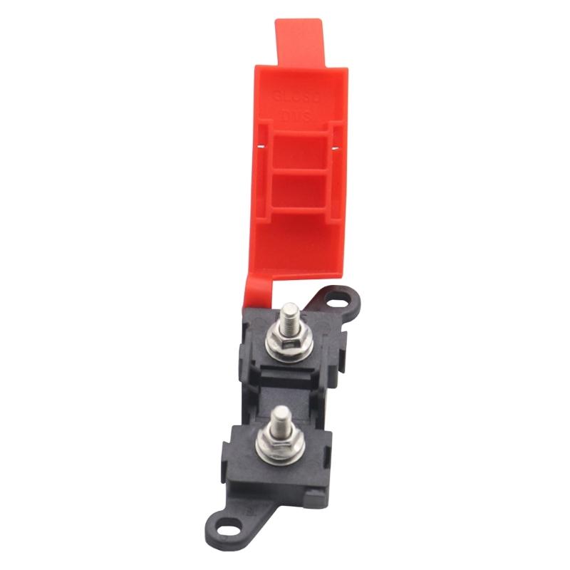 Car Boat Fuses Holder with Cover Bolt-on Fuses Holder 200A Blade Fuses Holder