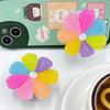 Seven-Color Foldable Flower Phone Holder & Ring Bracket