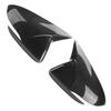 2PCS Carbon Fiber Look Car Rearview Cover Side Door Mirror Shell Decor Trim for Hyundai Elantra Avante AD 2016 2017 2018-2020