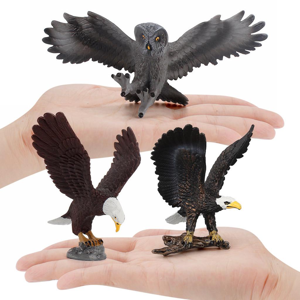Wild Owl Pvc Bird Model With Realistic Design For Home Decor And Educational Use