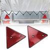 Reflector Triangular Reflector (2 Pieces) Triangular Reflector for Trucks, Tractors,